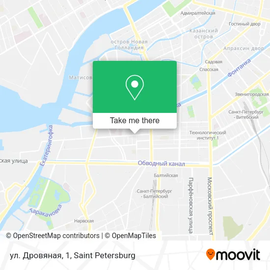 ул. Дровяная, 1 map