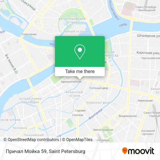 Причал Мойка 59 map