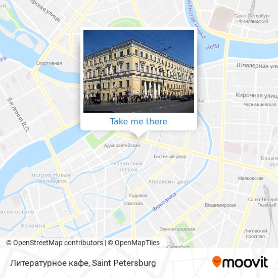 Литературное кафе map