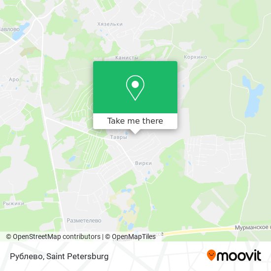 Рублево map