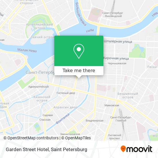 Garden Street Hotel map
