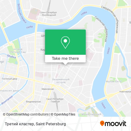 Третий кластер map