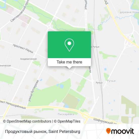 Продуктовый рынок map