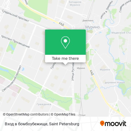 Вход в бомбоубежище map