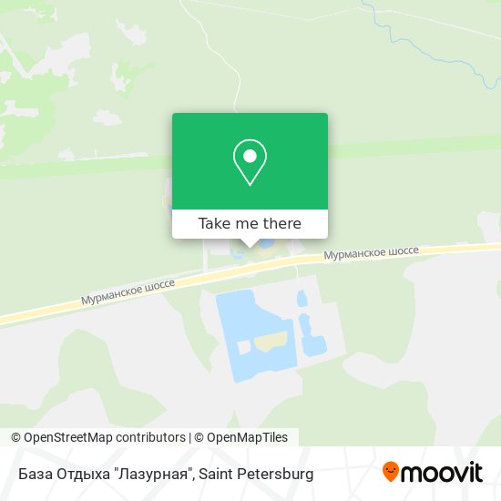 База Отдыха "Лазурная" map