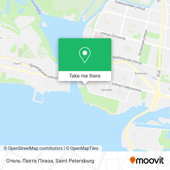 Отель Лахта Плаза map