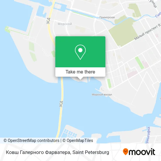 Ковш Галерного Фарватера map