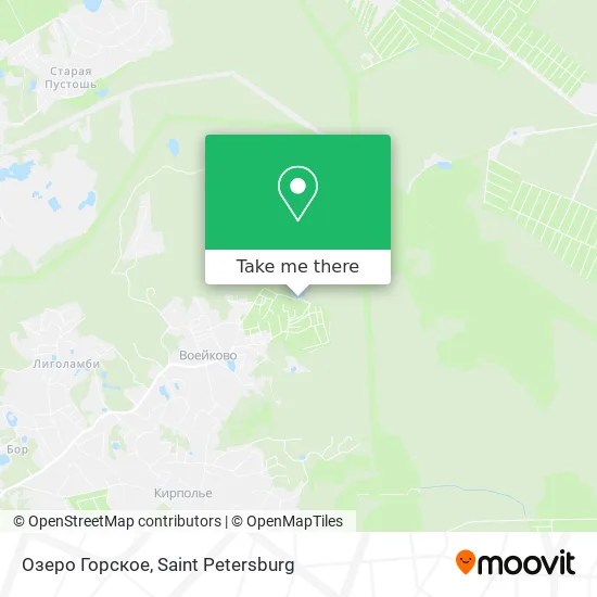 Озеро Горское map