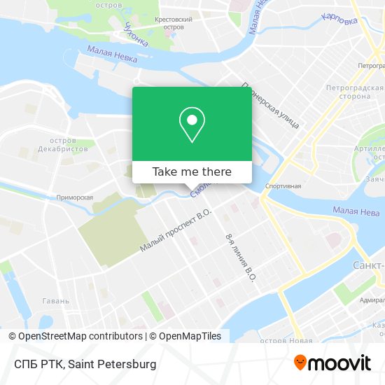СПБ РТК map