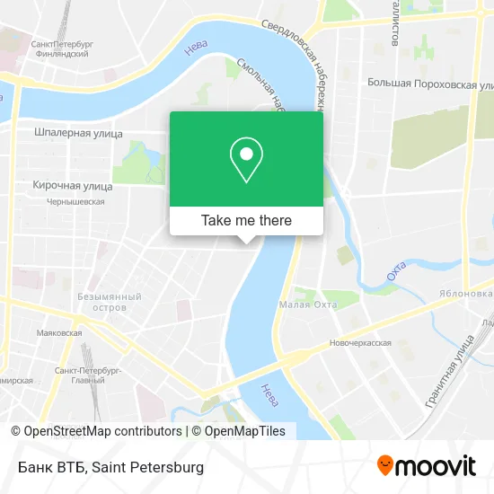 Банк ВТБ map