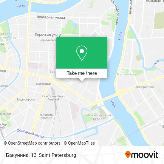 Бакунина, 13 map