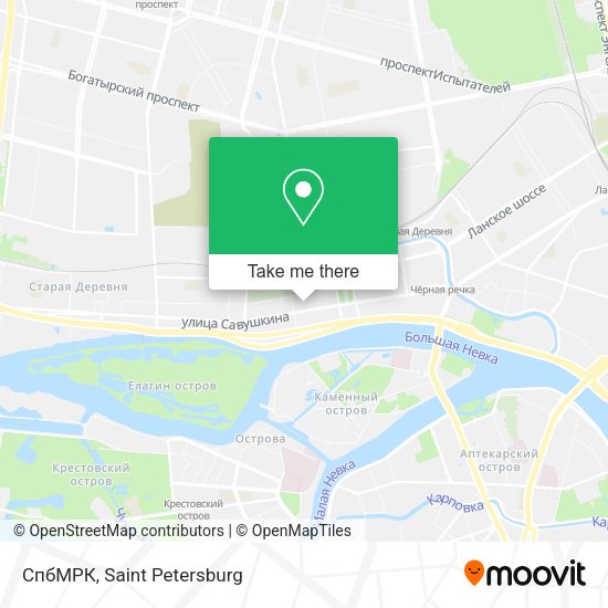 СпбМРК map