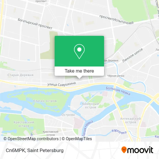 СпбМРК map