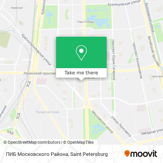 ПИБ Московского Района map