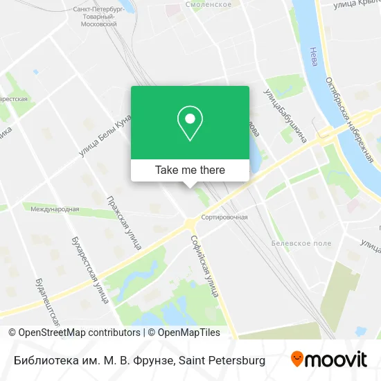 Библиотека им. М. В. Фрунзе map