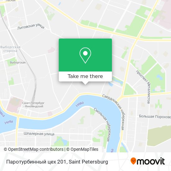 Паротурбинный цех 201 map