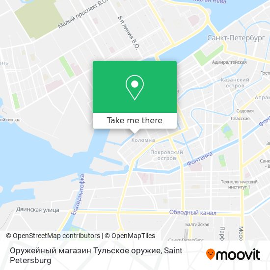 Оружейный магазин Тульское оружие map