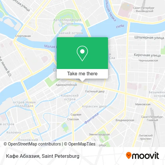 Кафе Абхазия map