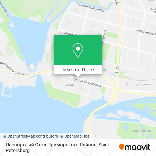Паспортный Стол Приморского Района map