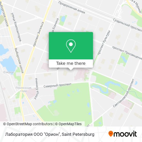 Лаборатория ООО "Орион" map