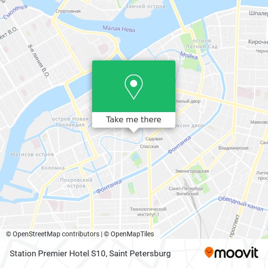 Station Premier Hotel S10 map