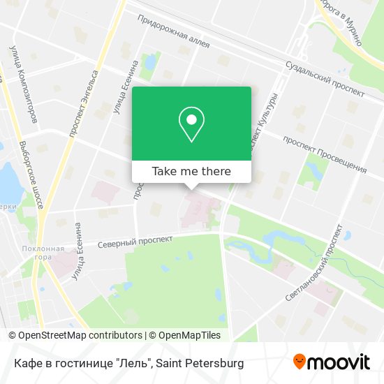 Кафе в гостинице "Лель" map