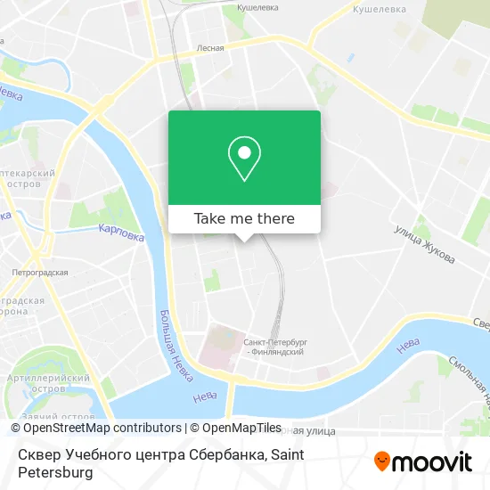 Сквер Учебного центра Сбербанка map