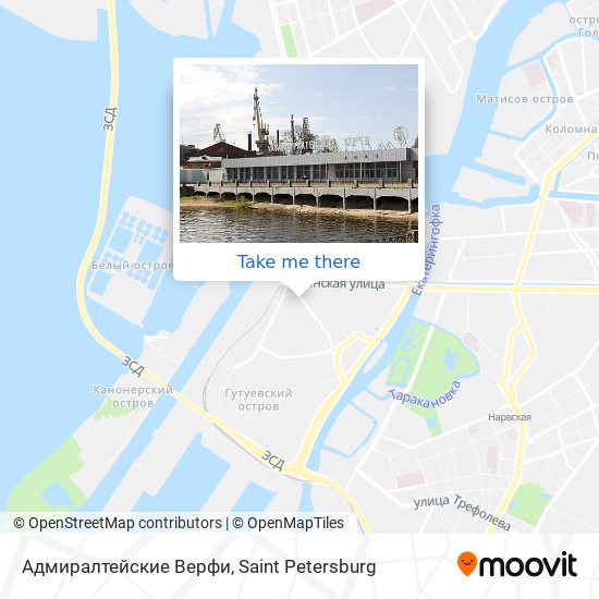 Адмиралтейские Верфи map