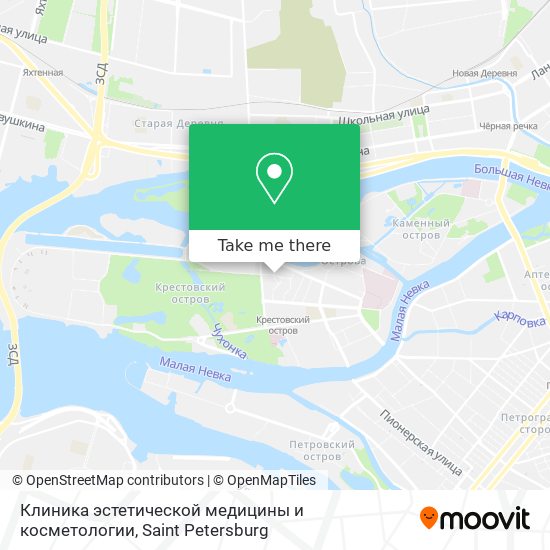 Клиника эстетической медицины и косметологии map