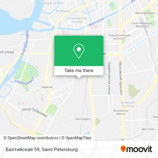 Балтийская 59 map