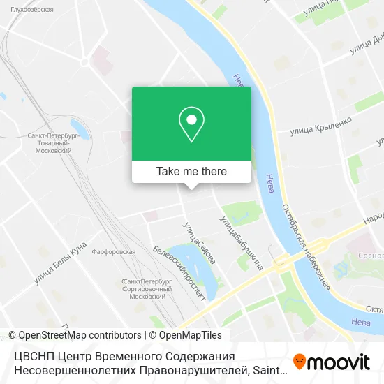 ЦВСНП Центр Временного Содержания Несовершеннолетних Правонарушителей map