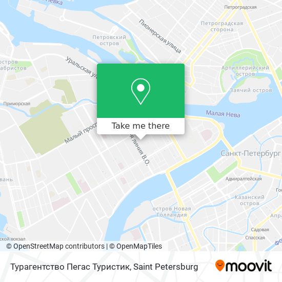 Турагентство Пегас Туристик map