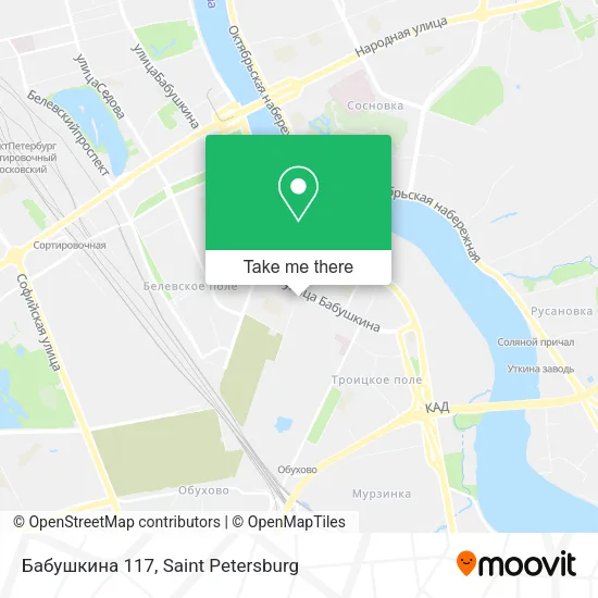 Бабушкина 117 map