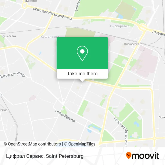Цифрал Сервис map