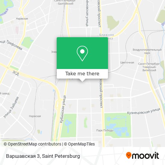 Варшавская 3 map
