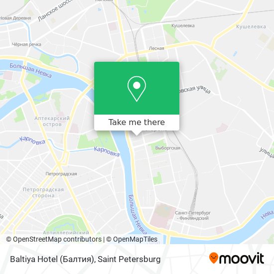 Baltiya Hotel (Балтия) map