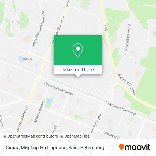 Склад Мирбир На Парнасе map