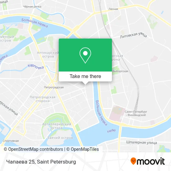 Чапаева 25 map