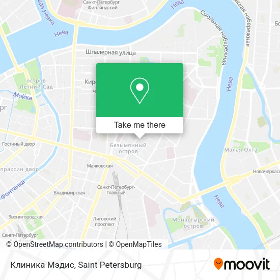 Клиника Мэдис map