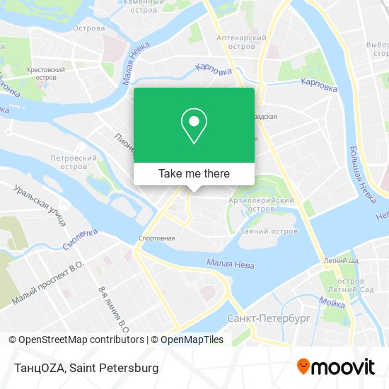 ТанцOZA map