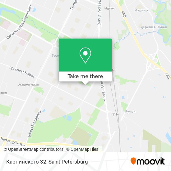 Карпинского 32 map