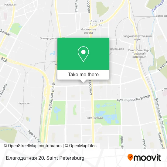 Благодатная 20 map