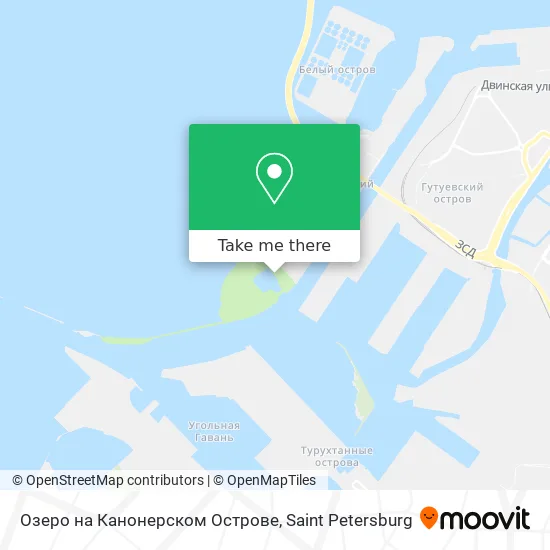 Озеро на Канонерском Острове map