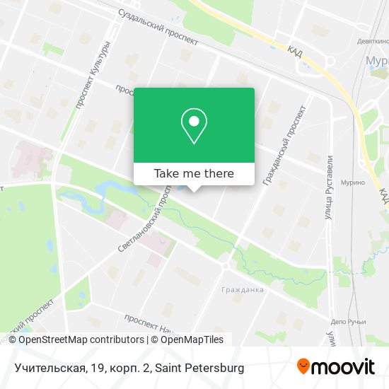 Учительская, 19, корп. 2 map