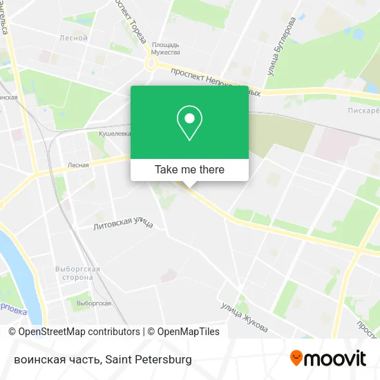 воинская часть map