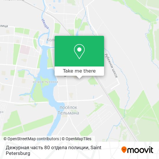 Дежурная часть 80 отдела полиции map