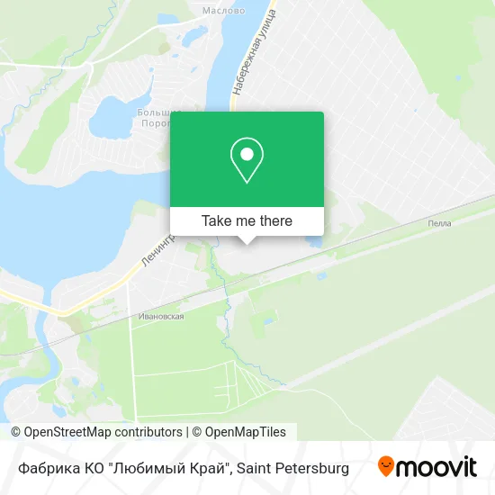 Фабрика КО "Любимый Край" map