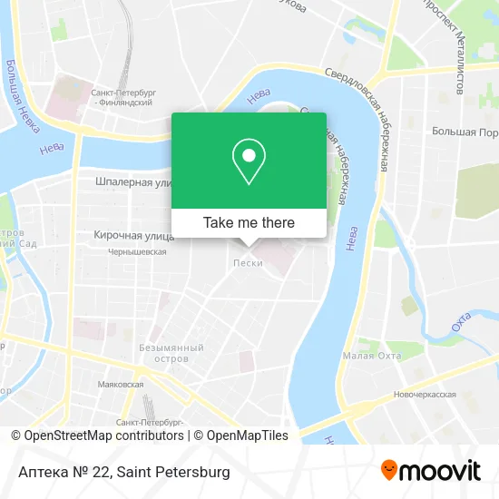 Аптека № 22 map