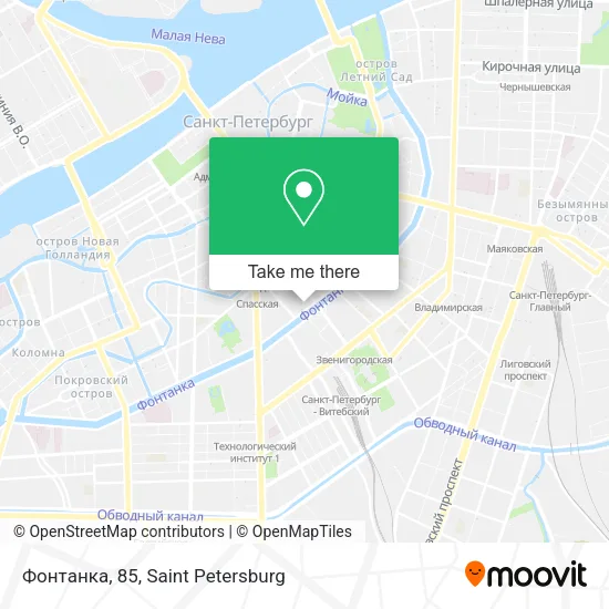 Фонтанка, 85 map