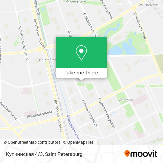 Купчинская 4/3 map